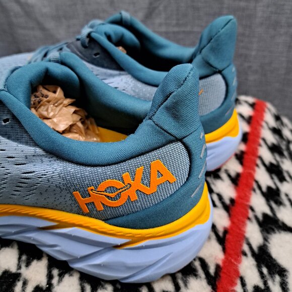 Size 9.5D Men Hoka One One Clifton 8 running shoes in the Goblin Blue main image 8